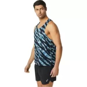 Asics Ventilate Actibreeze Mens Running Singlet - Black