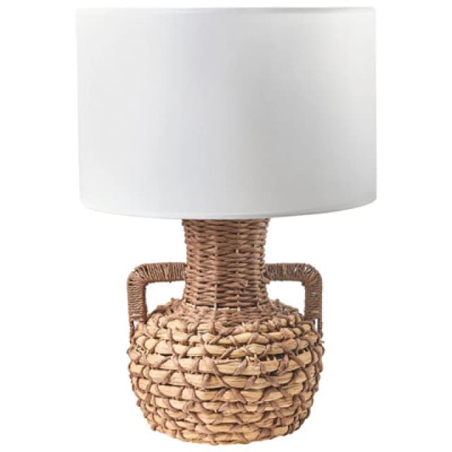 Beliani Table Lamp Renard Paper Rope Natural