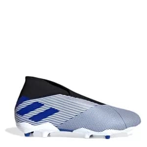 adidas Nemeziz Laceless 19.3 Astro Turf Football Boots - Blue/White, Size 8, Men