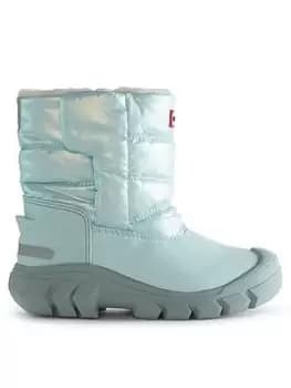 Hunter Interpid Nebula Snow Boot, Blue, Size 1 Older