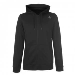 Reebok Full Zip Hoody Mens - Black