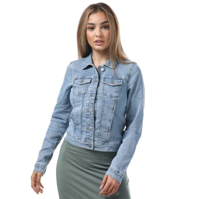 Only Wonder Denim Jacket Light Blue female 10