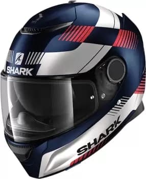 Shark Spartan Strad Helmet, red-blue Size M red-blue, Size M