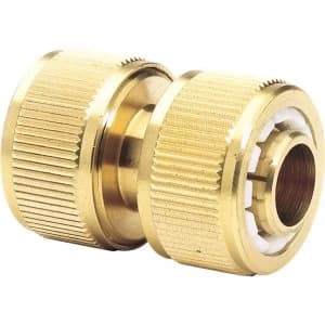 Draper Expert Brass Hose Pipe Repair Connector 3/4" / 19mm Pack of 1