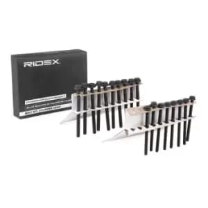 RIDEX Cylinder Head Bolt Kit FORD,FIAT,PEUGEOT 1217B0032 9659135580x10,9659281480x8 Bolt Kit, cylinder head