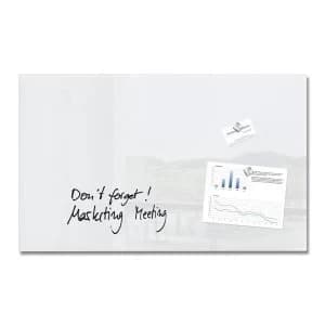 Sigel Artverum High Quality Tempered Glass Magnetic Board with Fixings 780x480mm White