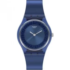 Ladies Swatch Sideral Blue Watch
