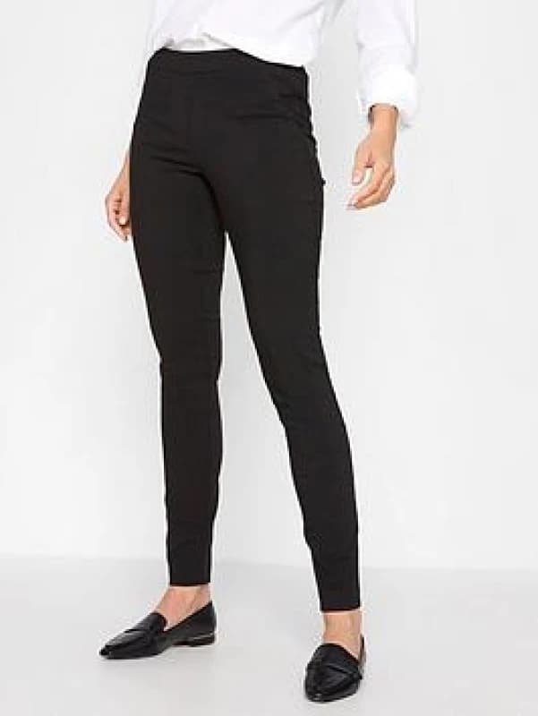 Long Tall Sally Womens Tall Skinny Stretch Trousers in Black Size: 14XXL Black Female 14XXL