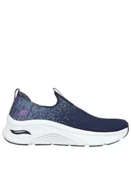 Skechers Arch Fit D'lux Key Journey Trainer - Navy, Size 4, Women
