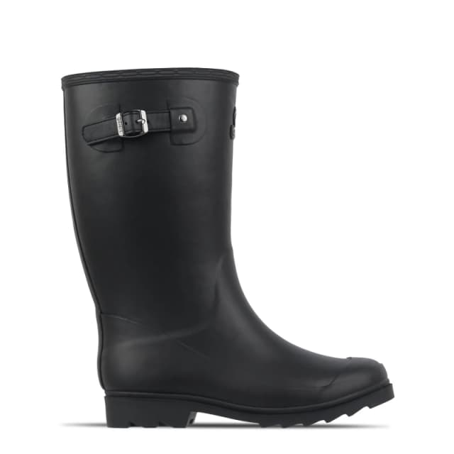Gelert Fur Lined Welly Boot Womens Black female 4 (37)