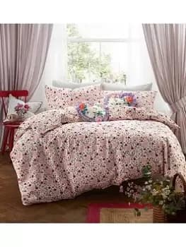 Cath Kidston Floral Heart Frill Duvet Set - Ks