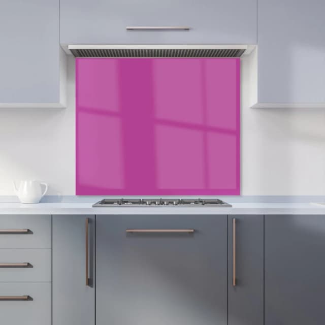 Warren Reed - Designer Fuchsia Plum Kitchen Splashback in Purple Size: 600mm x 750mm Purple Unisex 600mm x 750mm