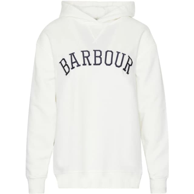 Barbour Northumberld Over the Head Hoodie - White White 16