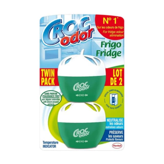 Croc Odor Fridge Deodoriser, Pack of 2