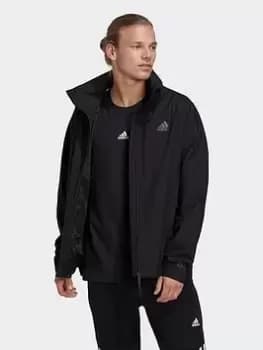 adidas Sportswear Traveer Rain.Rdy Jacket (Gender Neutral) - Black Size M Men