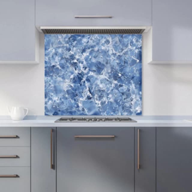Warren Reed Designer Coastal Blue Quartz Effect Kitchen Splashback