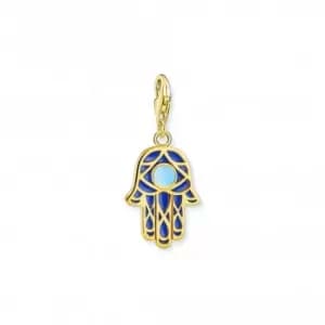 Charmista Blue Enamel Hand of Fatima charm 2033-427-1