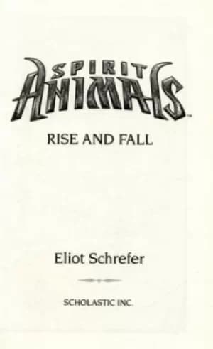 Rise and fall by Eliot Schrefer