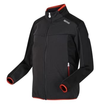 Regatta Highton II Full Zip Fleece Jacket - Ash/Black