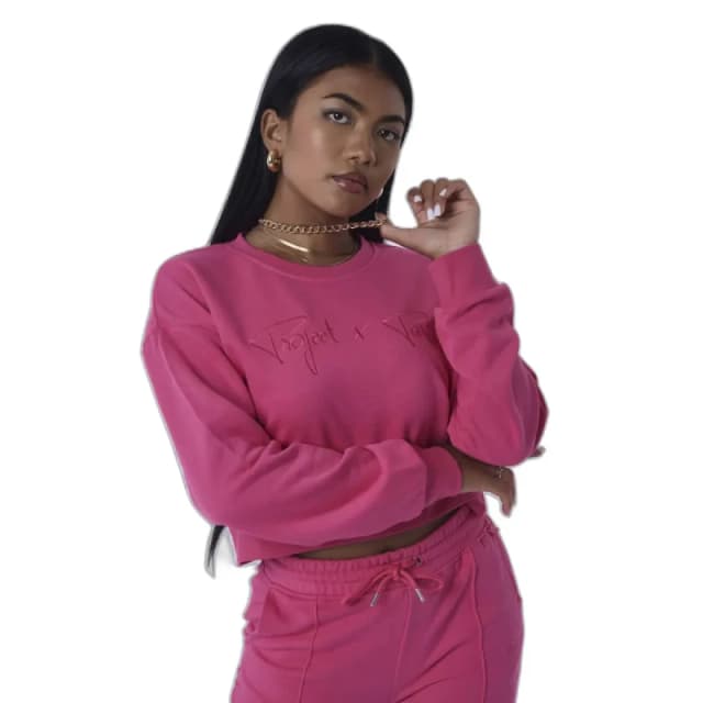 Project X Paris Sweatshirt court ample woman Project X Paris Basic Rose Female L