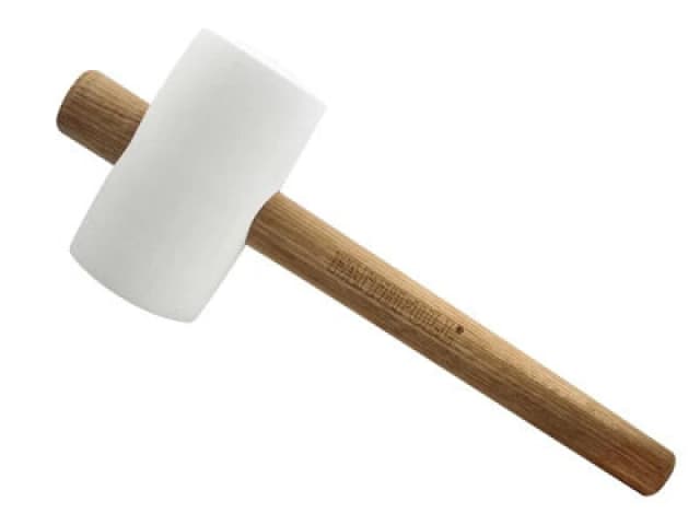 Faithfull Fsc White Rubber Mallet 28Oz Fairmwf28Fsc