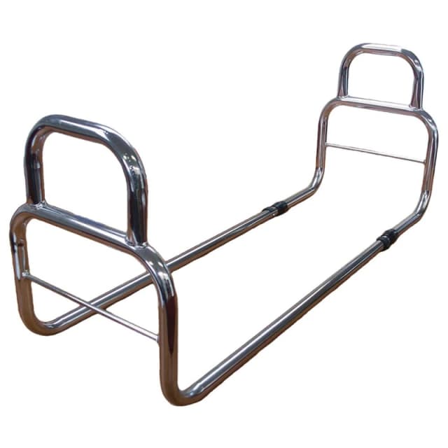 Loops Chrome Under Mattress Transfer Aid Handle - High Quality Steel - 96 158cm Width Metallics