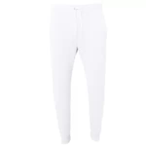 Bella + Canvas Unisex Jogger Sweatpants (S) (White)