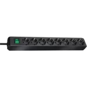 Brennenstuhl 1159300018 Power strip (+ switch) 8x Black PG connector