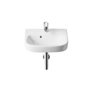 Debba Wall Hung Basin 350mm Wide - 1 Tap Hole - Roca