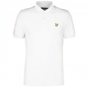 Lyle and Scott Taped Polo Shirt - White 626
