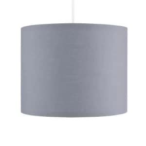 Small 'Rolla' Drum Shade, Grey