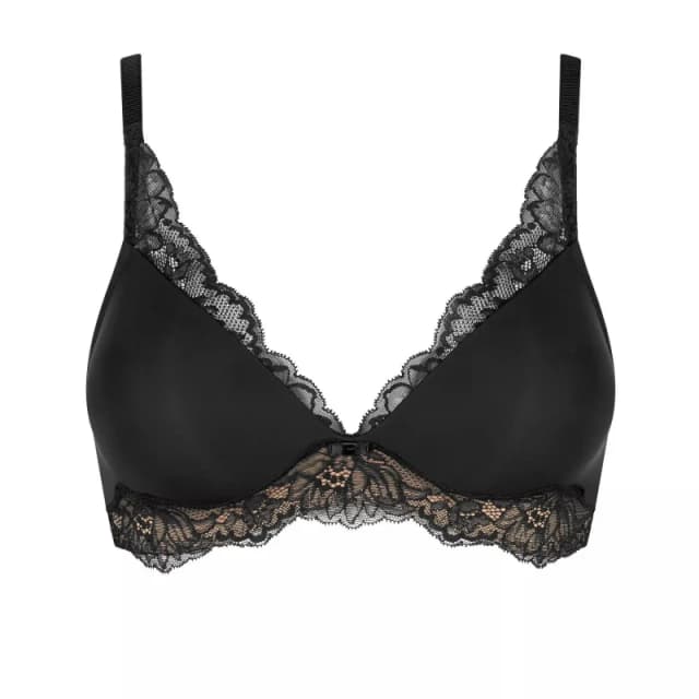 Triumph Amourette Charm Bra Without Underwiring Black Women 38D;36D;34D;36C;34C;32C;36B;32B;34A;38C