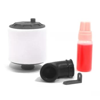 Fastrax 1/10Th Air Filter Re-Buildable - Black