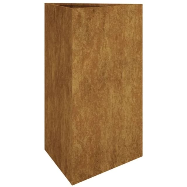 vidaXL Garden Planter 50x43x75cm Corten Steel, Brown 824547