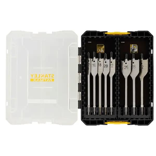 Stanley FatMax 8 Piece Flatwood Drill Bit Set