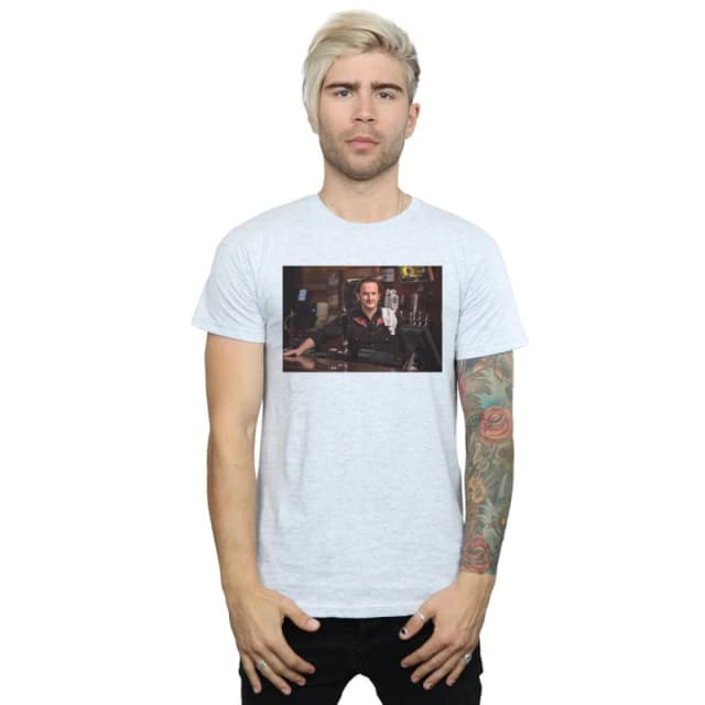 Supernatural Supernatural Men Gabriel's Bar T-Shirt in Grey Size: Small Grey S Male 5057972330739