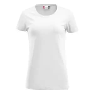 Clique Womens/Ladies Carolina T-Shirt (S) (White)