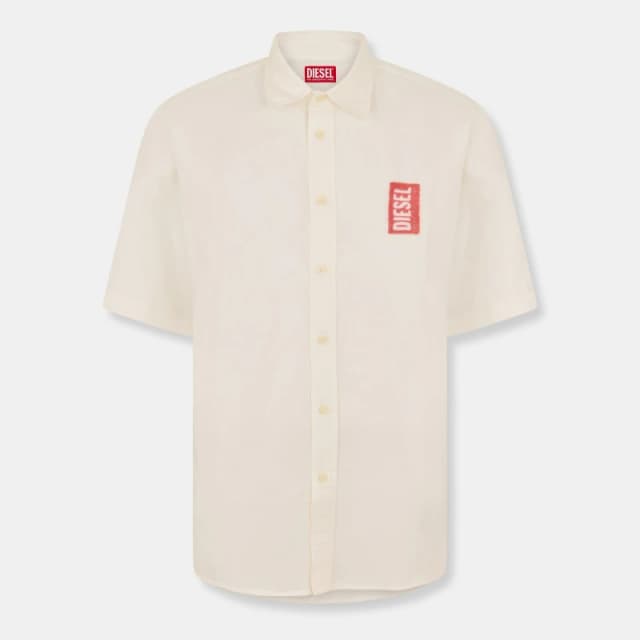 Diesel Mens Regular Fit T-Shirt Vapourous Gray male S (46)