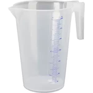 PRESSOL Transparent measuring cup, 3 l, pack of 6, PP, with scale
