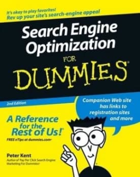 Search Engine Optimization for Dummies by Peter Kent Book