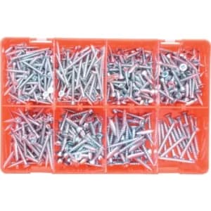 Pozi Countersunk Wood Screws Steel Metric BZP Kit