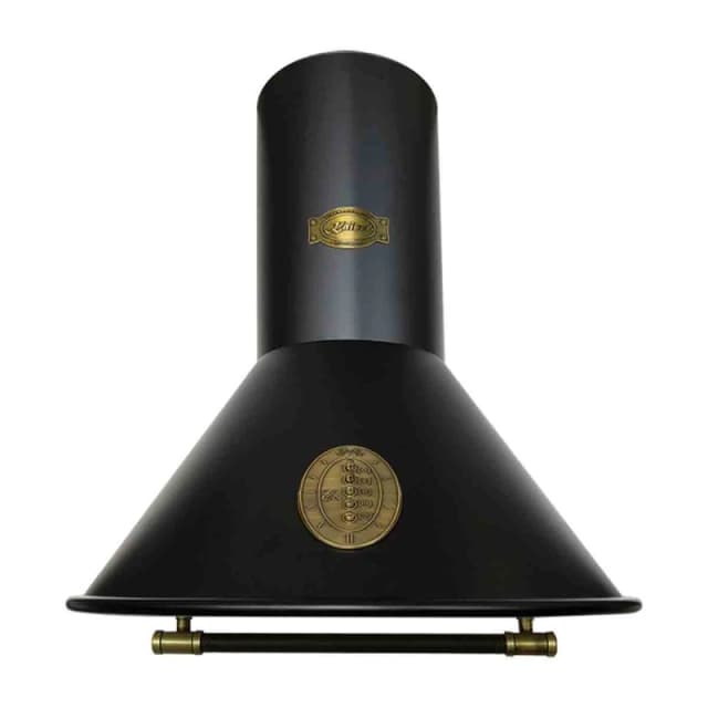 Kaiser Appliances Belle Epoque 90cm Chimney Cooker Hood in Black Unisex
