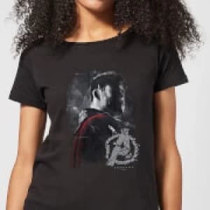 Avengers Endgame Thor Brushed Womens T-Shirt - Black