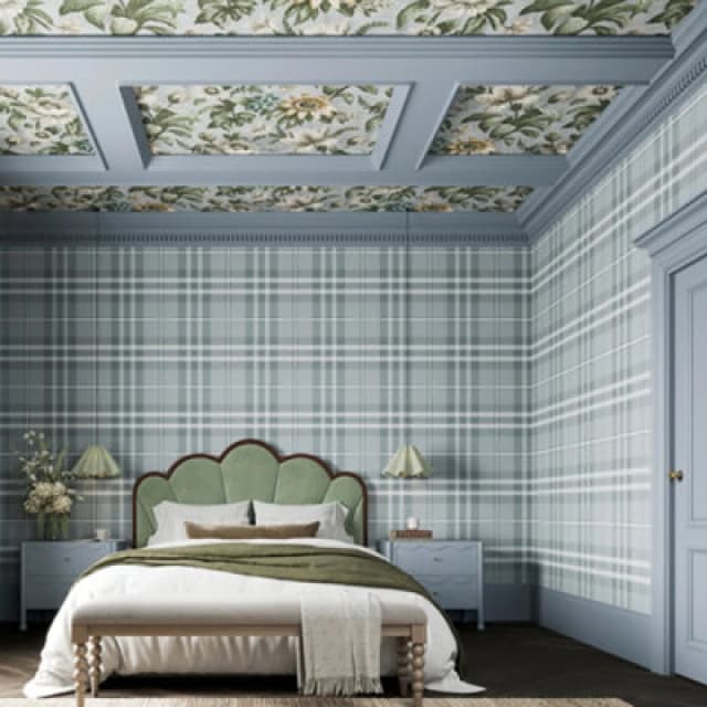 Superfresco Easy Gardenia Breeze Wallpaper Wallpaper One size Blue 39797818000