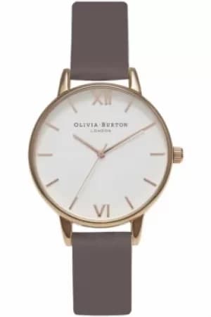 Ladies Olivia Burton White Dial Midi Dial Watch OB16MDW20