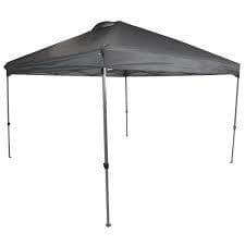 Charles Bentley 3 x 3m Pop Up Gazebo One Touch - Grey - Garden & Outdoor