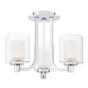 Quoizel Kolt Globe Ceiling Light Polished Chrome, IP44