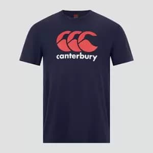 Canterbury Junior Logo T-Shirt Navy 10 Years