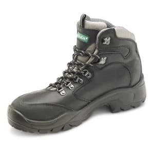 Click Footwear PU Rubber S3 Boot Steel Toecap Size 10 Black Ref