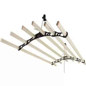 Clothing Airer Ceiling Pulleys- Black- 2m